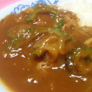 苦味が合う！ゴーヤカレー♪